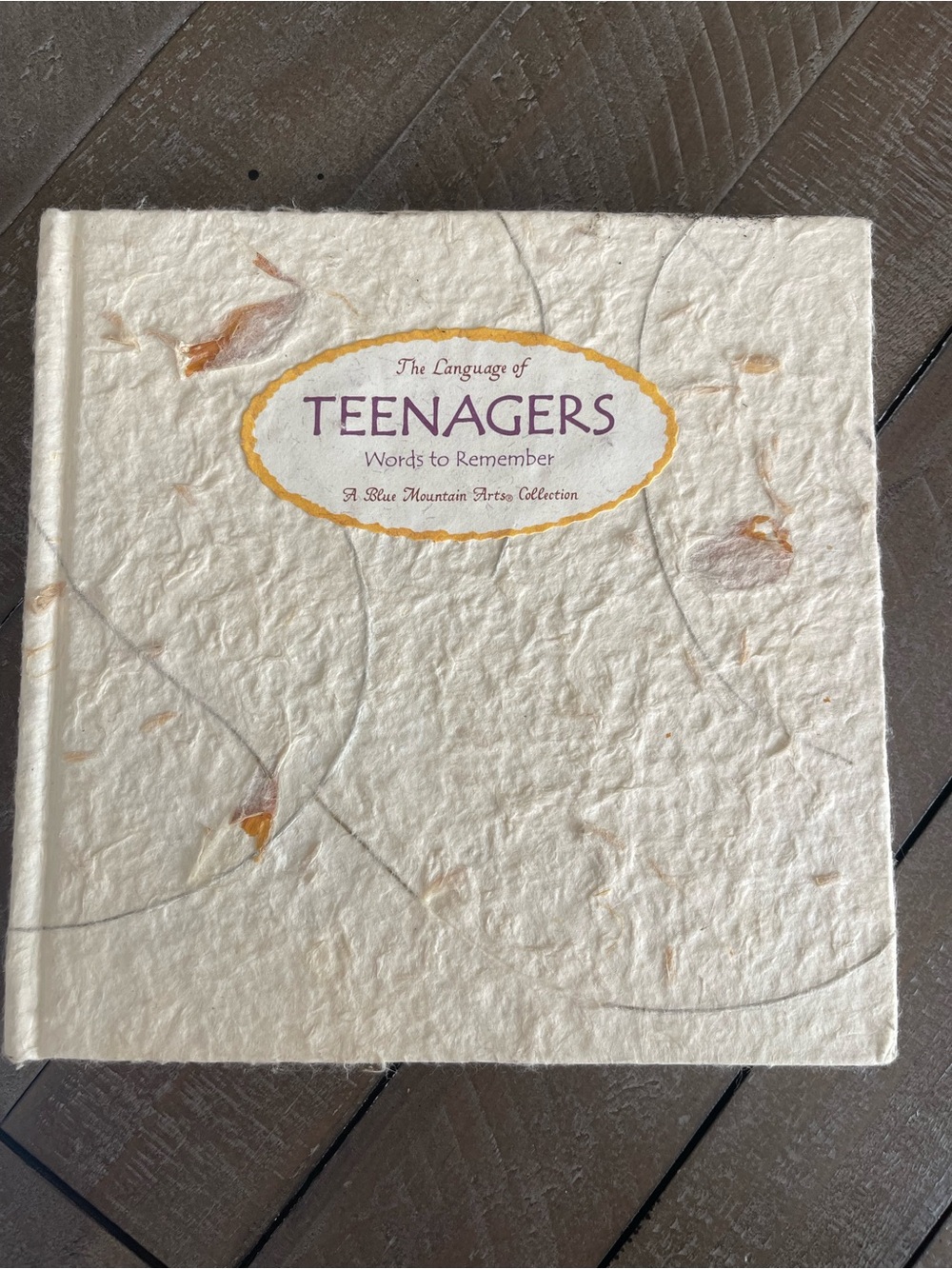 "Teenagers" Cream Keepsake Book